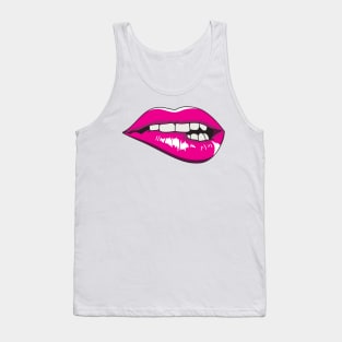 Female Lips Tank Top